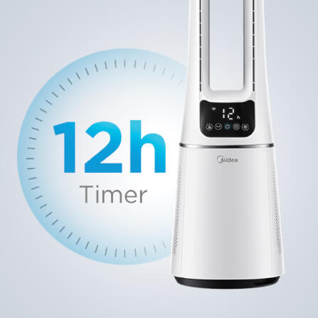 พัดลมทาวเวอร์ MIDEA AMS150-PBW สีขาว_5
